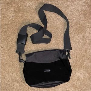 Samsonite grey side crossbody bag